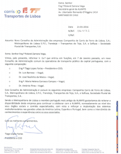 carta metropolitano de lisboa cambio presidente