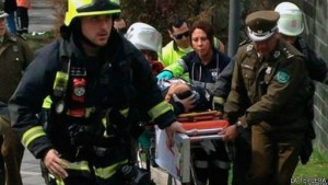 atentado bomba estación metro de santiago